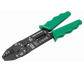 Alicates para engastado/corte/pelado con mango verde | CR B 03